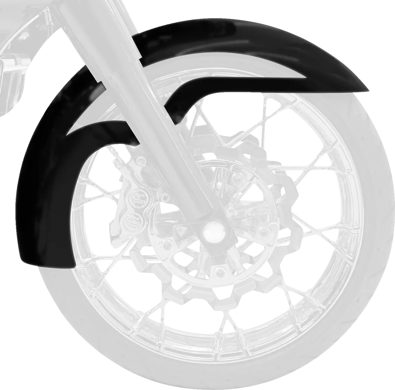 Klock Werks Hugger Series Ventana Front Fender