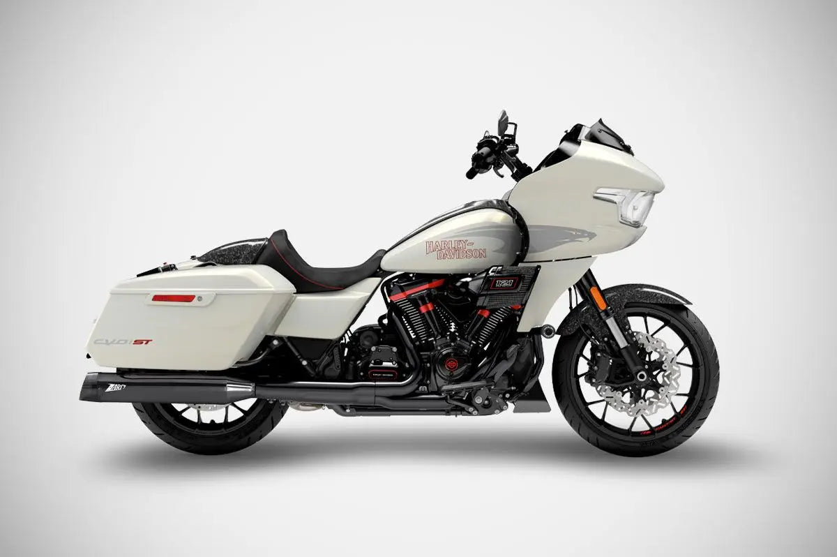 Zard 4.5" Slash-Cut Slip-ons Tłumik Do Hd-Touring E5 - Homologacja ECE