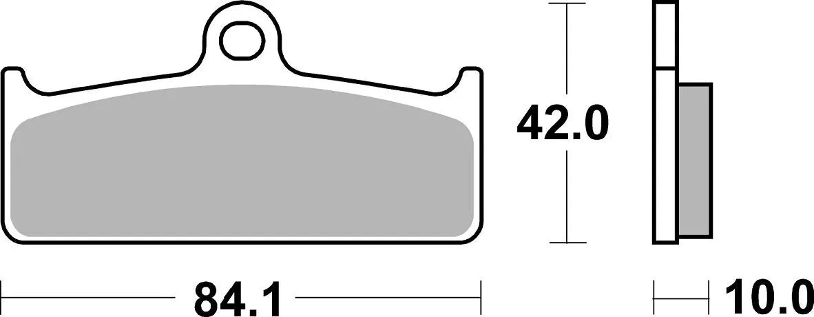 Klocki hamulcowe Sbs Ds Racing Dual Sintered