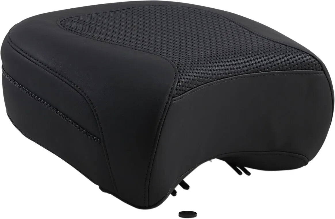 Mustang Textured Police Air Ride Seat - For Harley Davidson