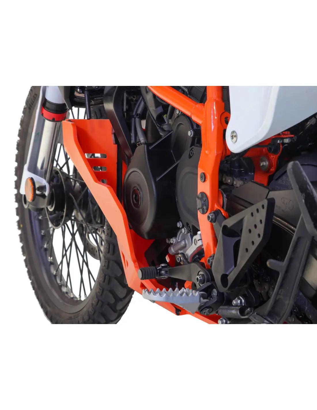 Axp Racing Adventure Skid Plate 8mm HDPE Orange for KTM 125