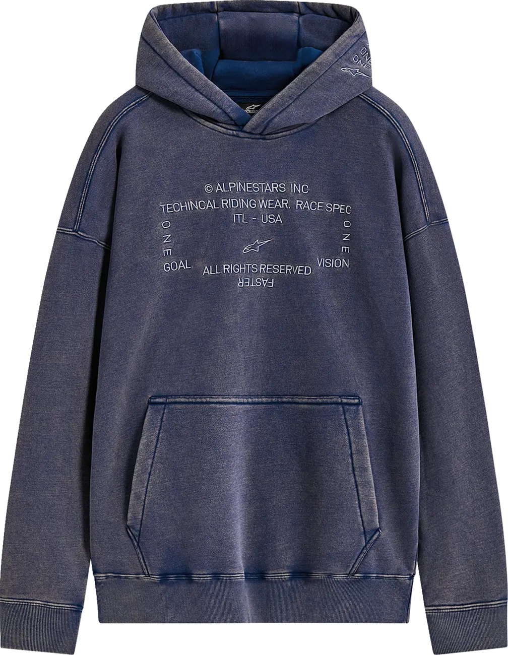 Alpinestars Infinite Washed Oversized Hoodie Navy