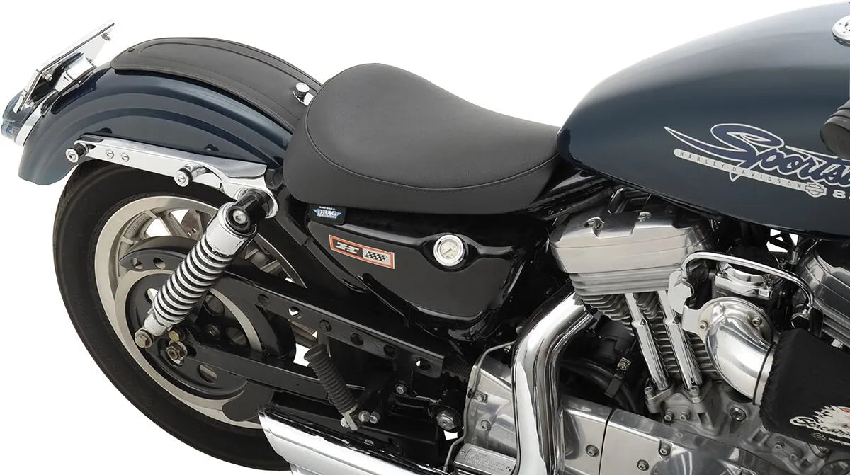 Drag Specialties Front Solo Vinyl Seat - For Harley Davidson