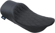 Drag Specialties Ez-on Mount Low Solo Seat - For Harley Davidson