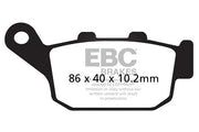 Ebc Sfac Carbon Series Skuterowe Klocki Hamulcowe