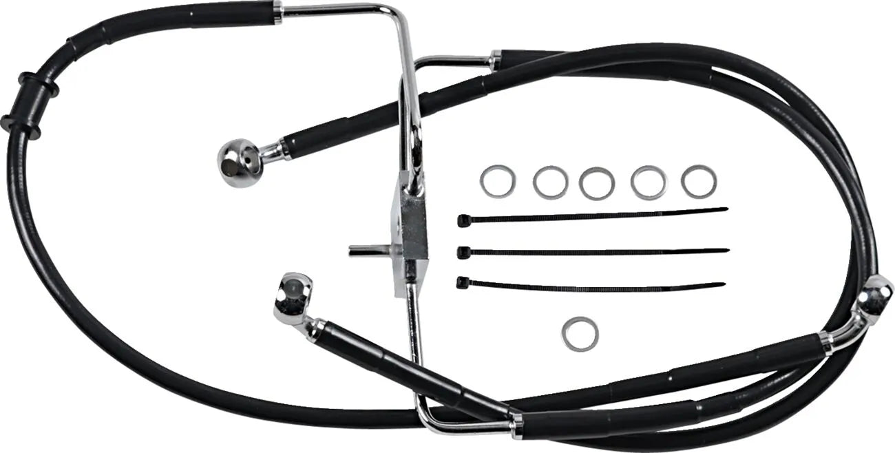 Drag Specialties Wydłużony Przewód Hamulcowy 35" Stal Nierdzewna Przód