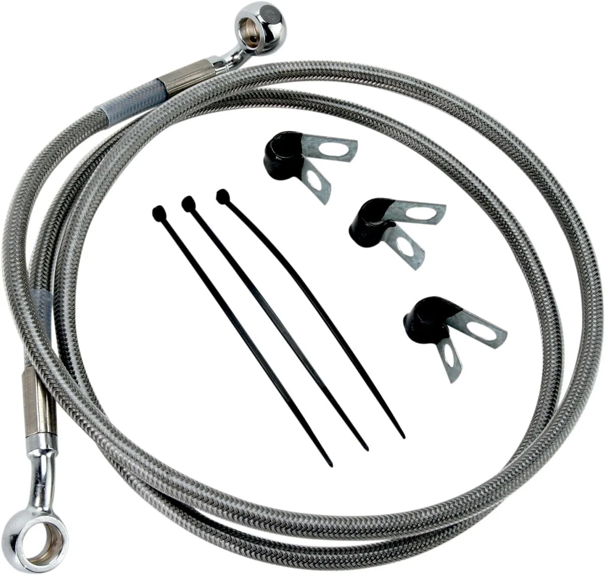 Drag Specialties Przedłużony Zestaw Przewodów Hamulcowych 46.25"