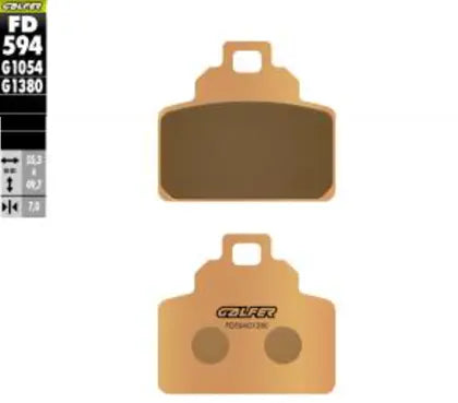 Galfer Sintered Brake Pads for Scooters