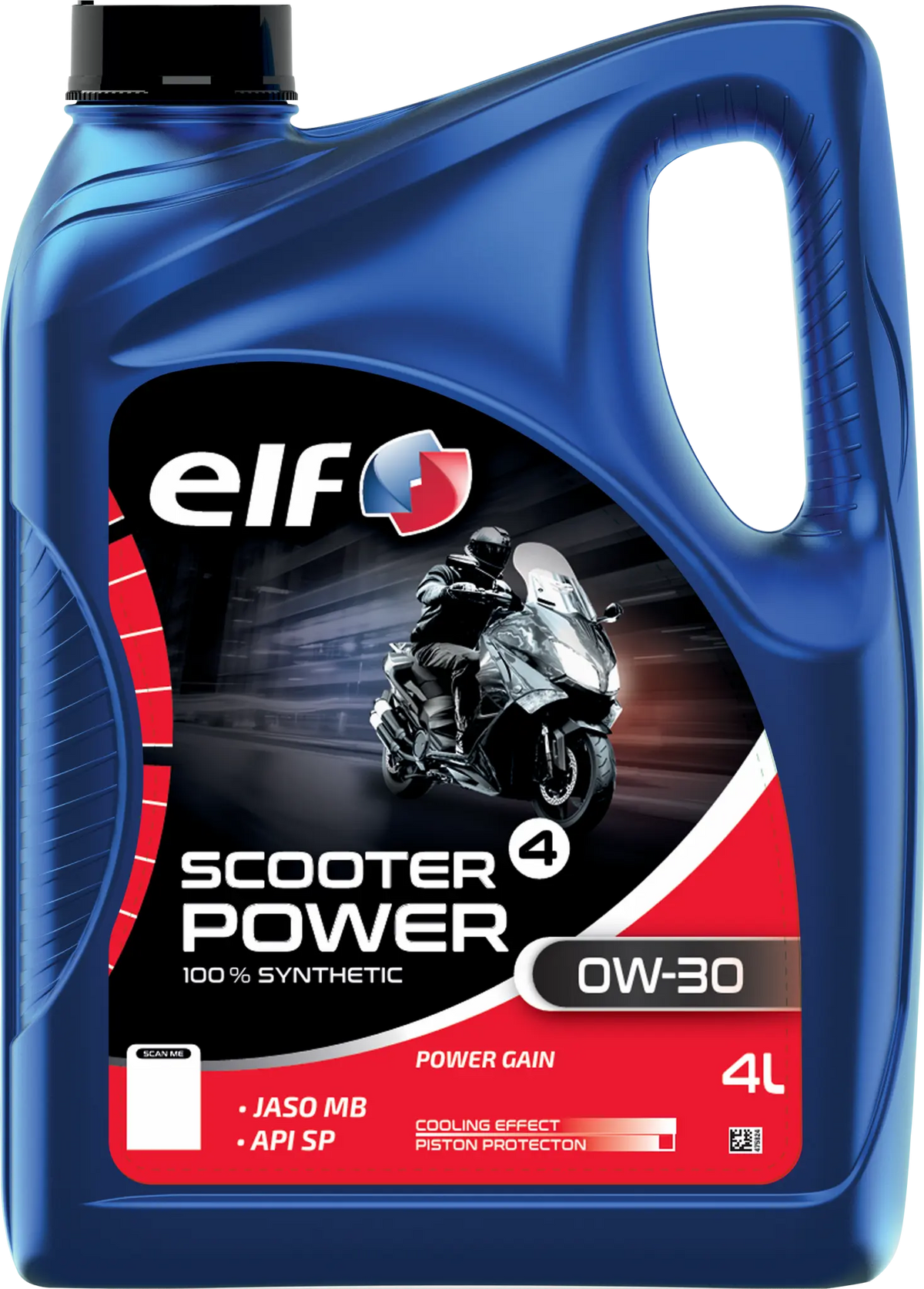 ELF Scooter 4 Power Synthetic Engine Oil 0W-30 4L for Scooters