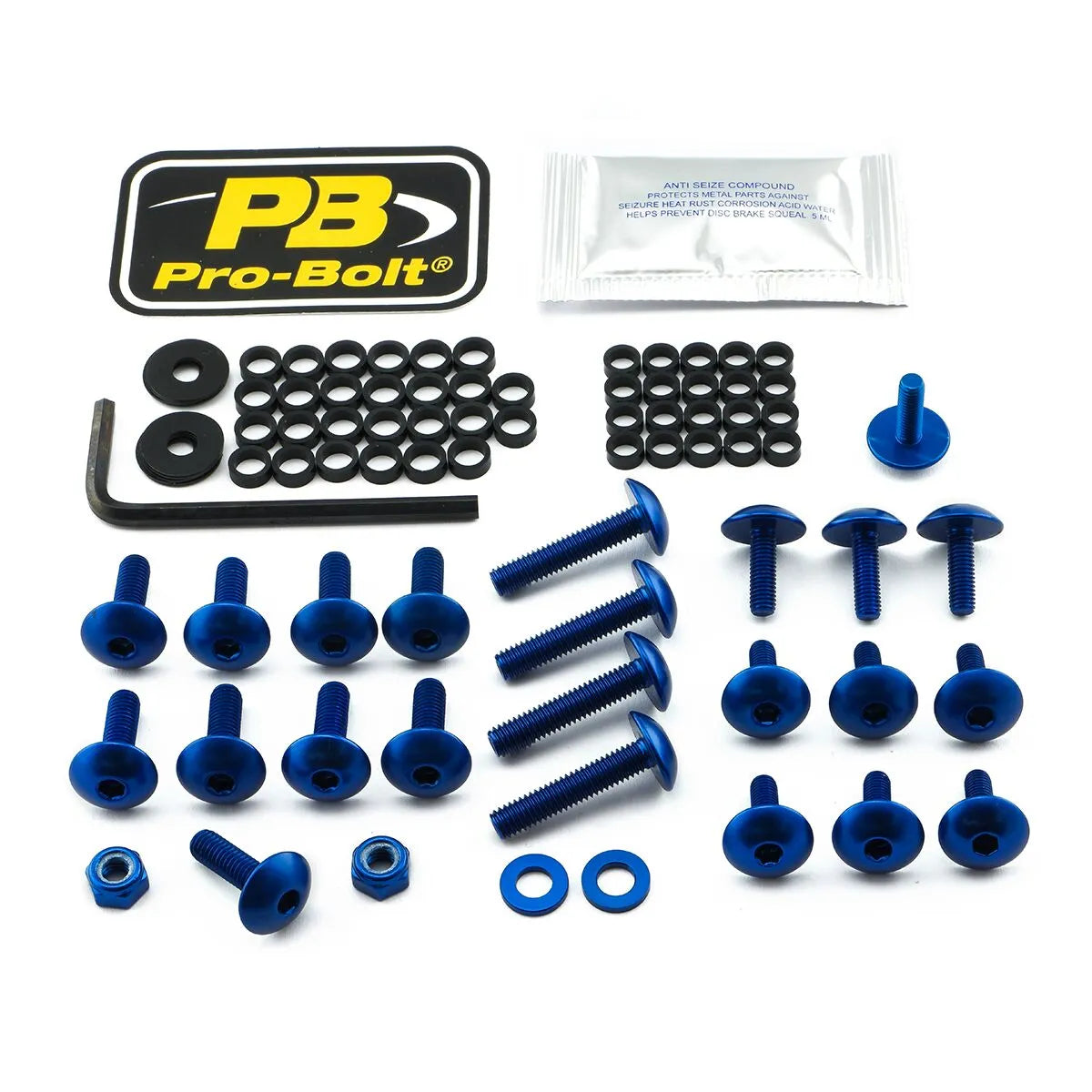 Pro Bolt Aluminium Fairing Bolt Kit For Yamaha