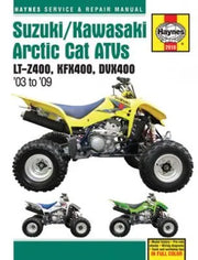 Haynes Service Manual for Kawasaki Suzuki 4-Stroke ATV