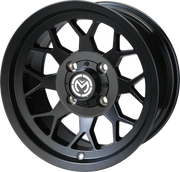 Moose Offroad 27X Wheel 14x7 4/110 4+3 Matte Black