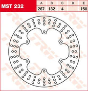 Tarcza hamulcowa Trw Round Fixed 250-299mm - Przód