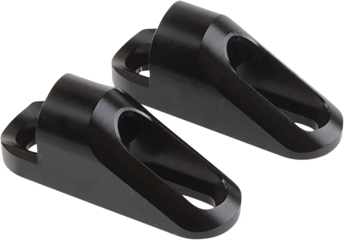 Parts Europe Mirror Holder - Black Cnc Adapter