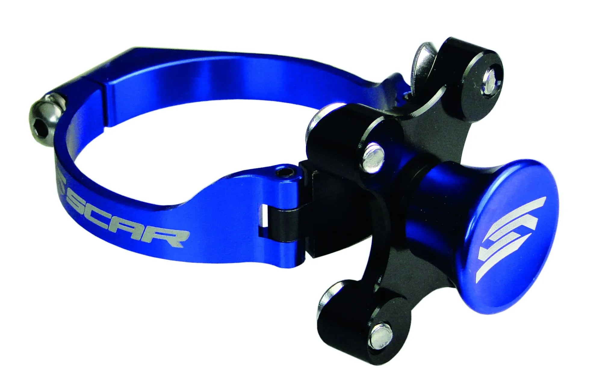 Scar Launch Control Fork - Blue Anodized Aluminum