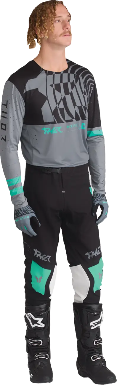 Thor Sportmode Mind Control Jersey Charcoal/Black