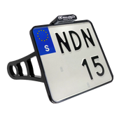 Heinz Bikes License Plate Side Mount For 3/4" Axles