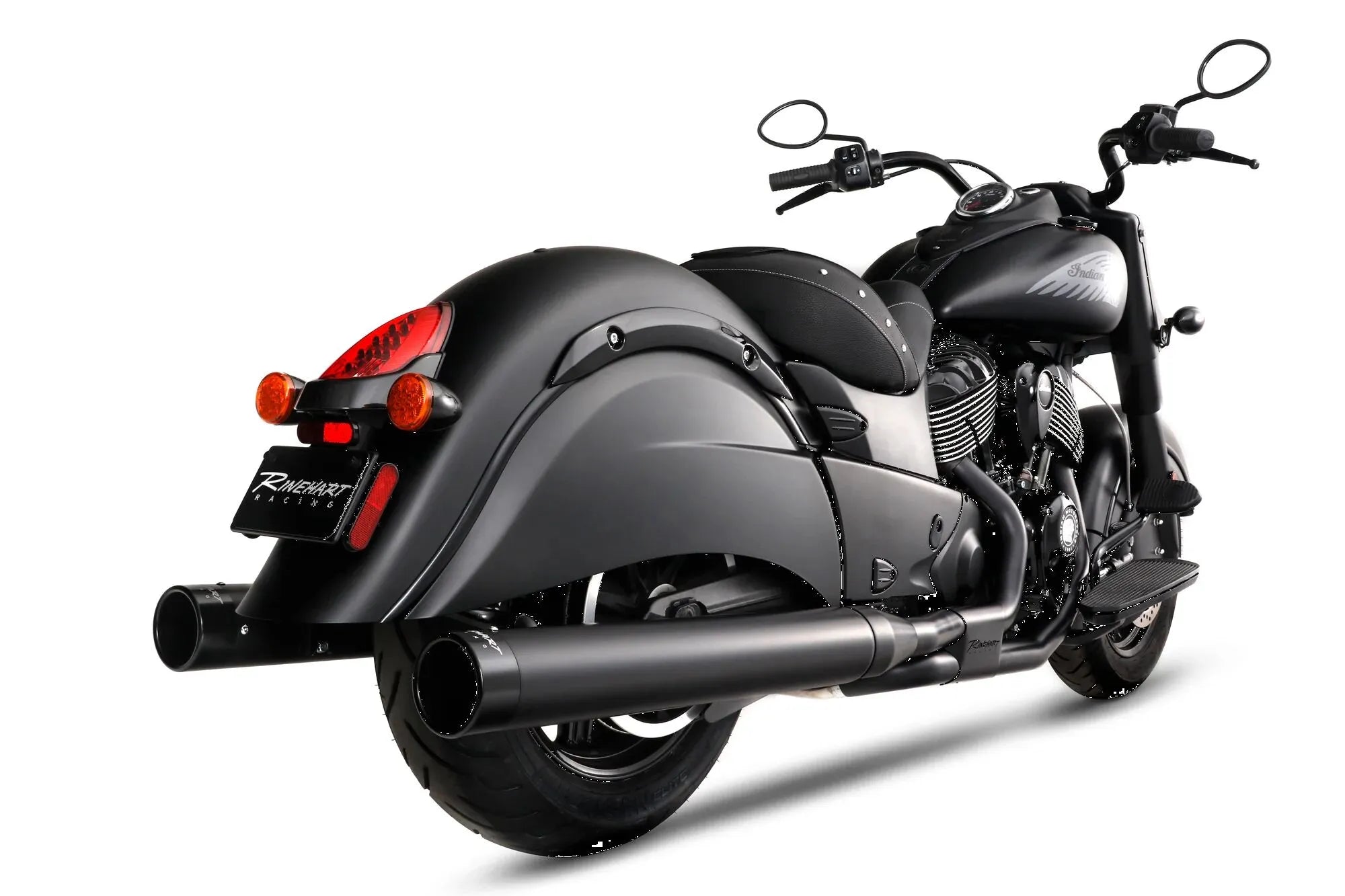 Rinehart Racing Dbx40 4" Tłumiki Nakładane Slip-on Do Indian