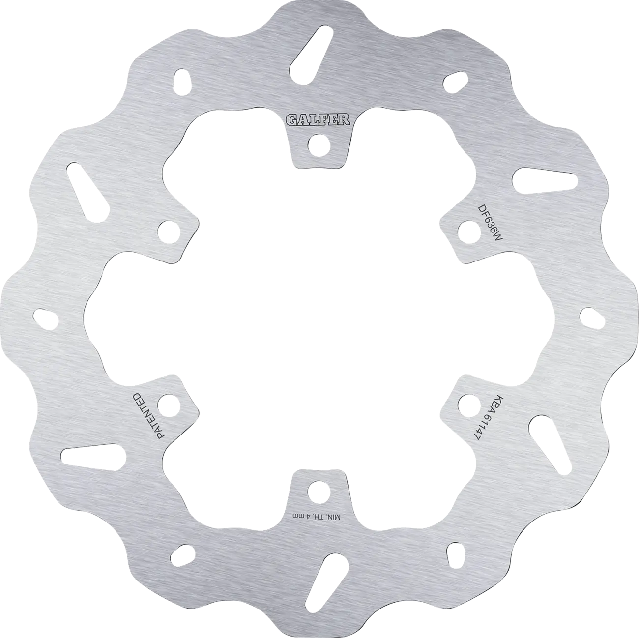 Galfer Brake Rotor For Motorcycles - Stainless Steel - Rear
