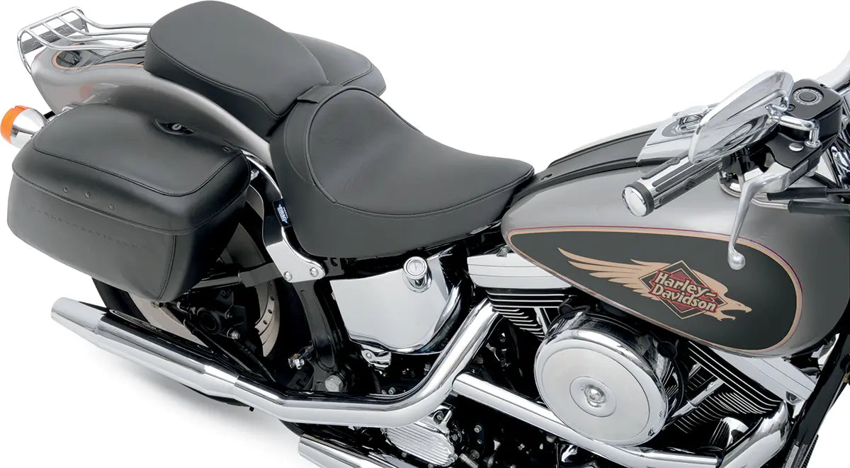 Drag Specialties Backrest Compatible Solo Seat - For Harley Davidson