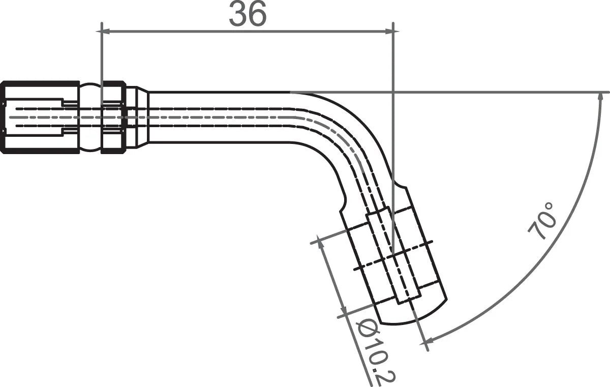 Złączka Banjo Trw Varioflex Z Gięciem 70°