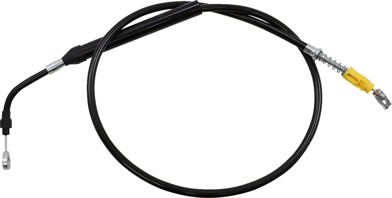 La Choppers Midnight Braided Clutch Cable for Ape Hanger