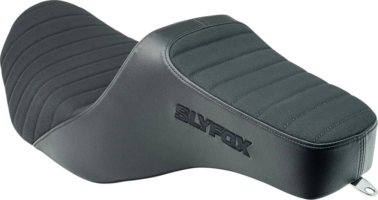 Slyfox High Noon Seat - Enhanced Comfort - For Harley Davidson