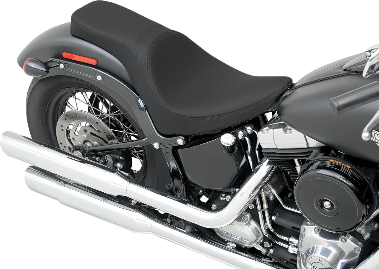 Drag Specialties Predator 2-up Seat - For Harley Davidson