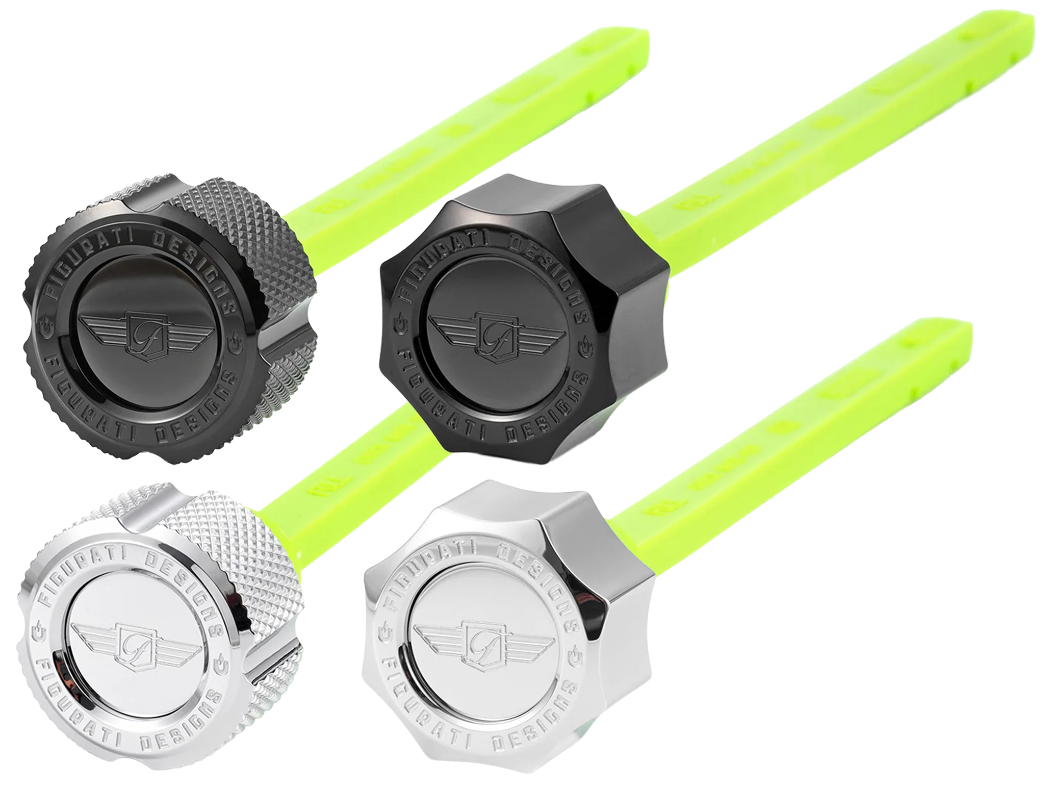 Figurati Designs Stainless Magnetic Oil Dipsticks – Gas- & Oil Tank
