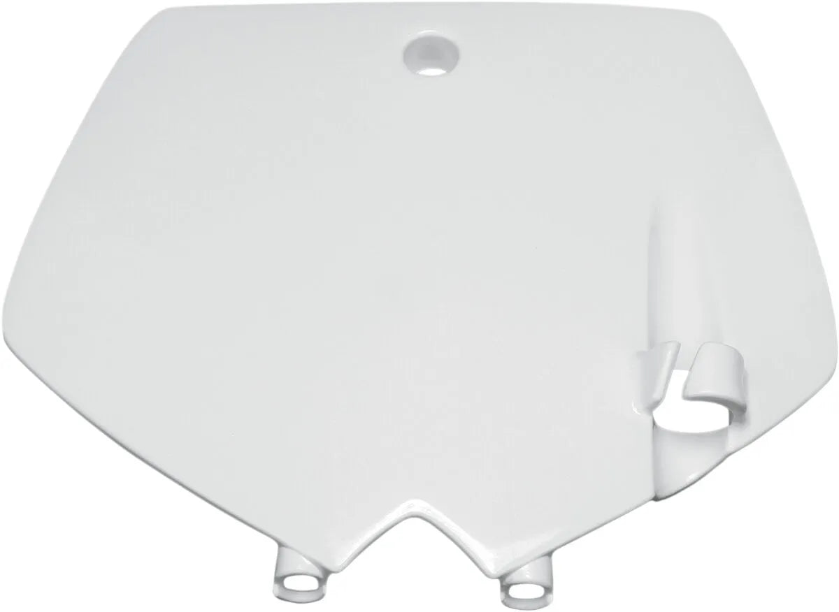 Ufo Replacement Front Number Plate - White
