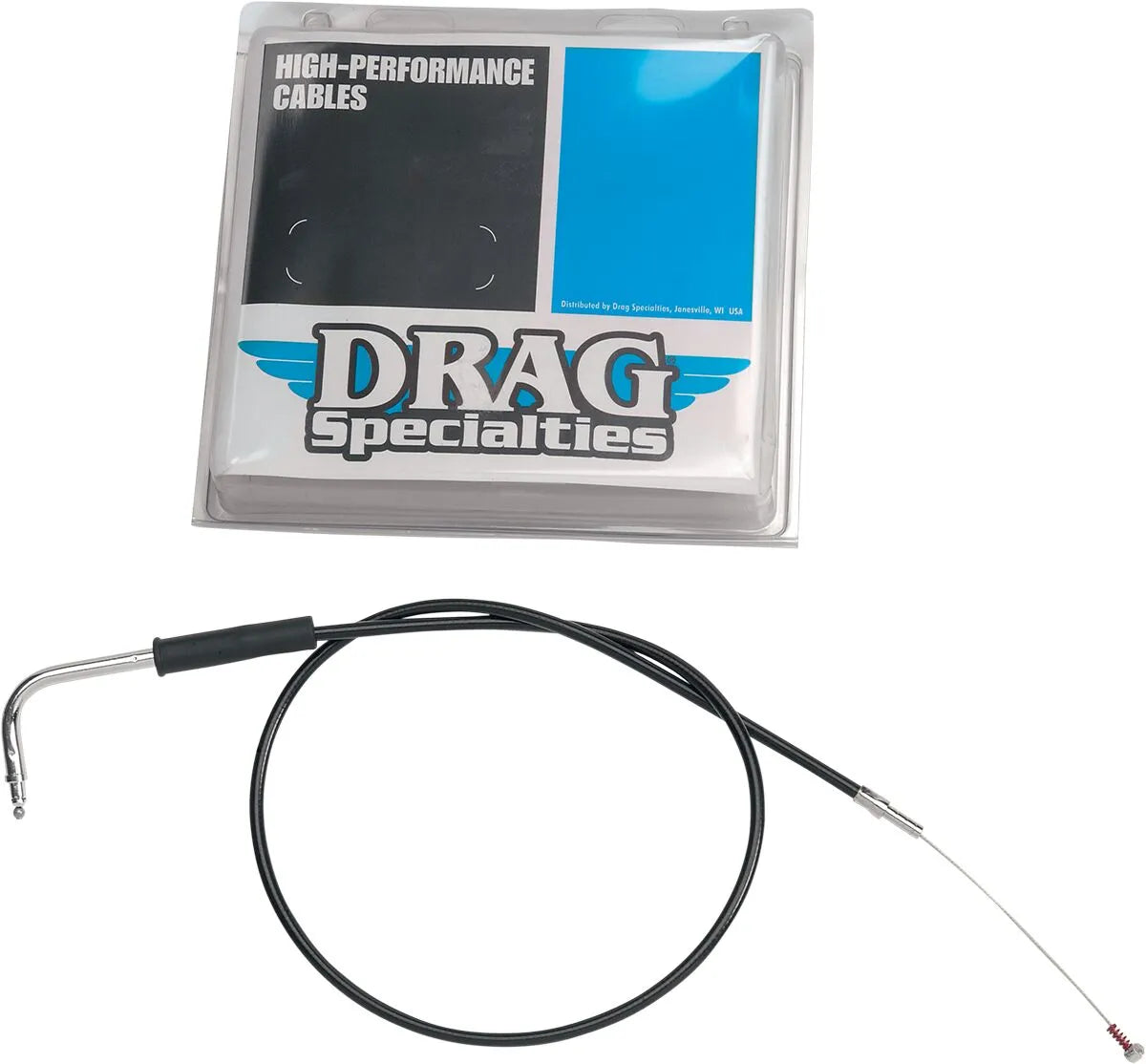 DRAG SPECIALTIES Black Vinyl Throttle Cable