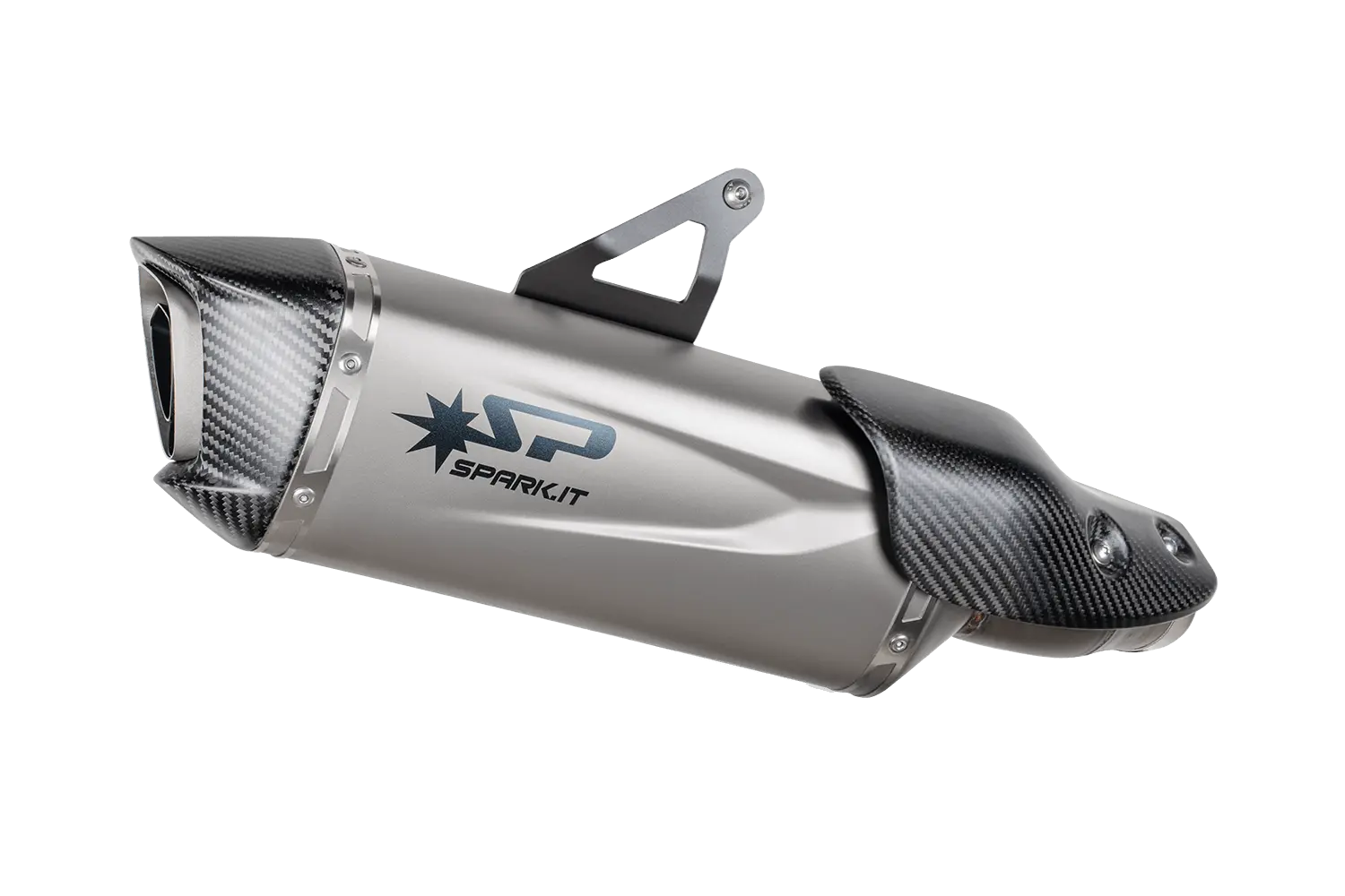 Tłumik Slip-on Spark Force Evo z Końcówką Karbonową - Homologacja Drogowa ECE