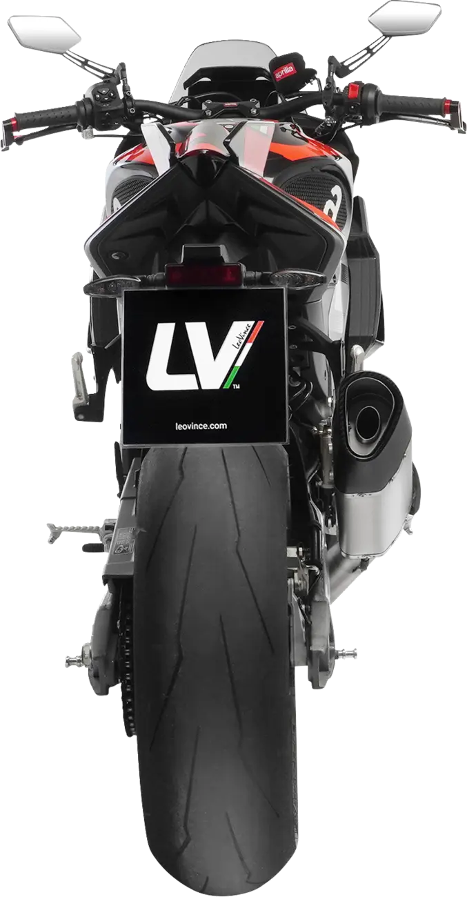 Leovince LV-14 R Black Slip-On Muffler Aprilia TUONO V4 RSV4