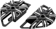 Arlen Ness 10 Gauge Floorboards - Black Anodized