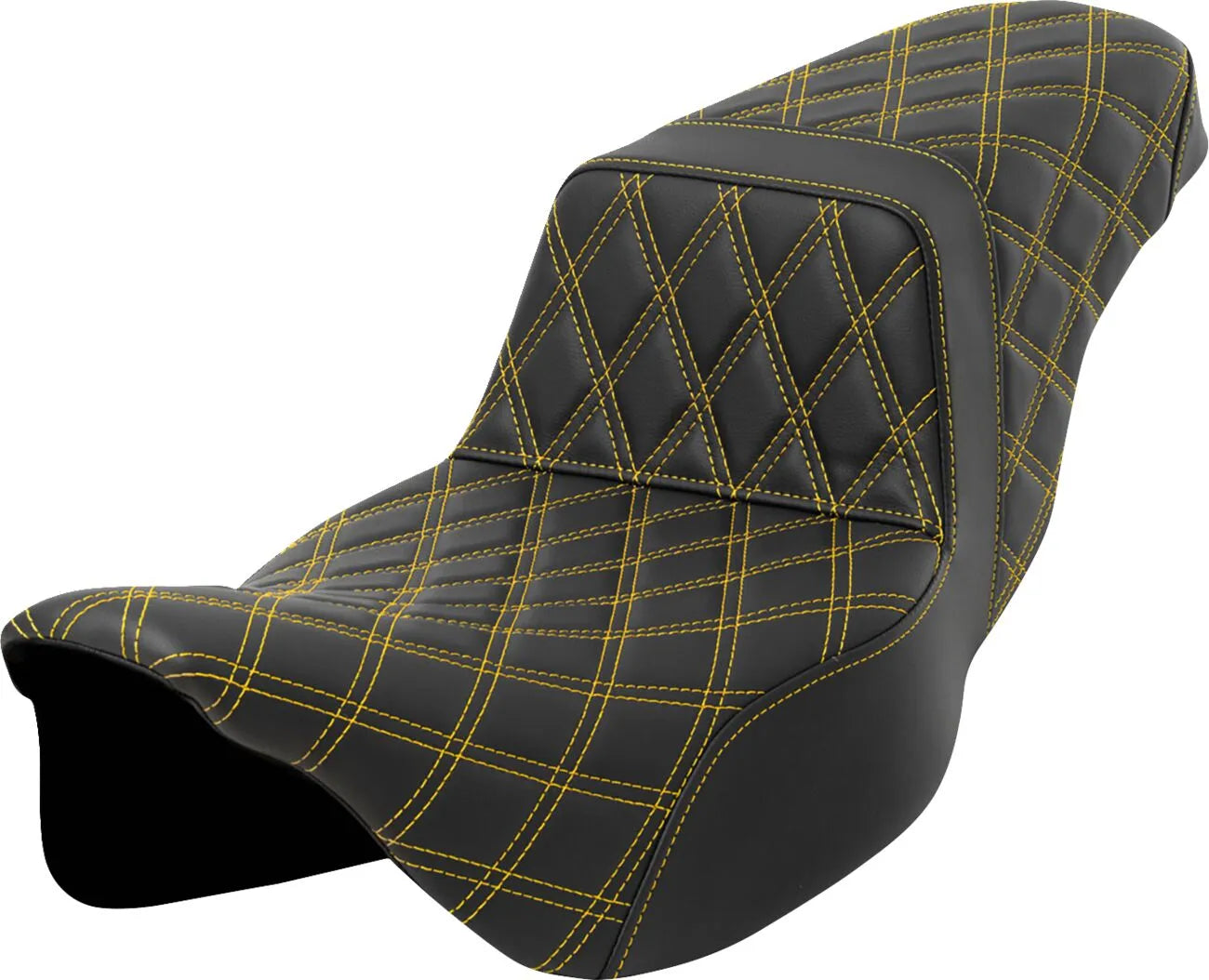 Saddlemen Lattice Stitch Step-up Seat - For Harley Davidson