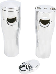 Accutronix Elite Aluminum Risers 4" Chrome