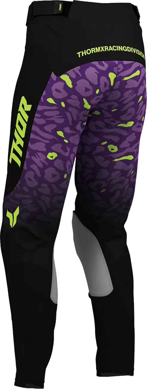Thor Women's Launchmode Spotted Pants Black/Purple
