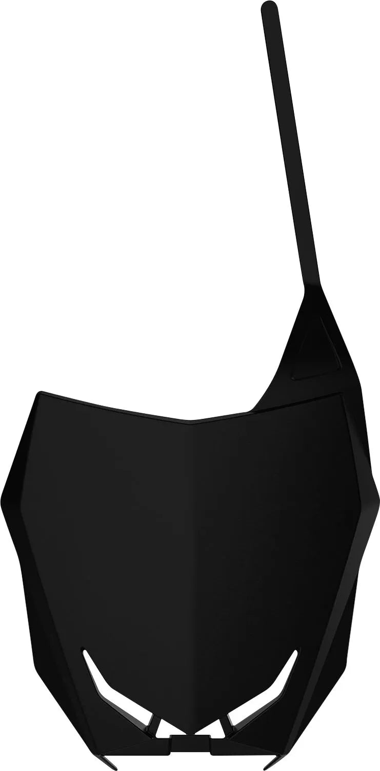 Polisport Front Number Plate - Black