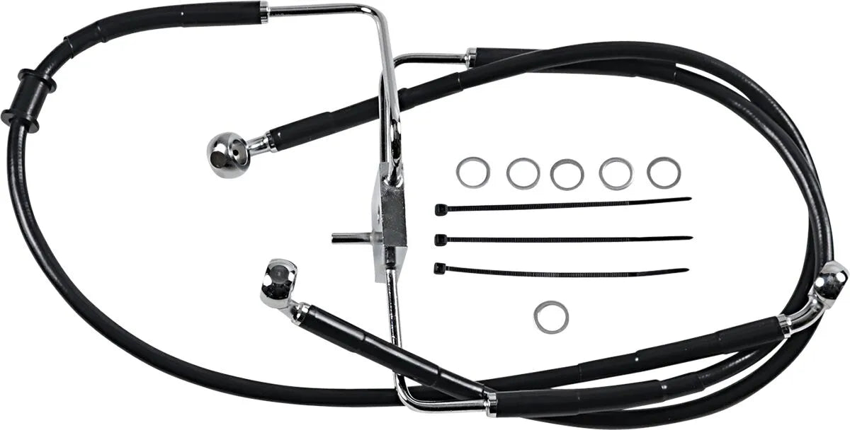 Drag Specialties Wydłużony Przewód Hamulcowy 35" Stal Nierdzewna Przód