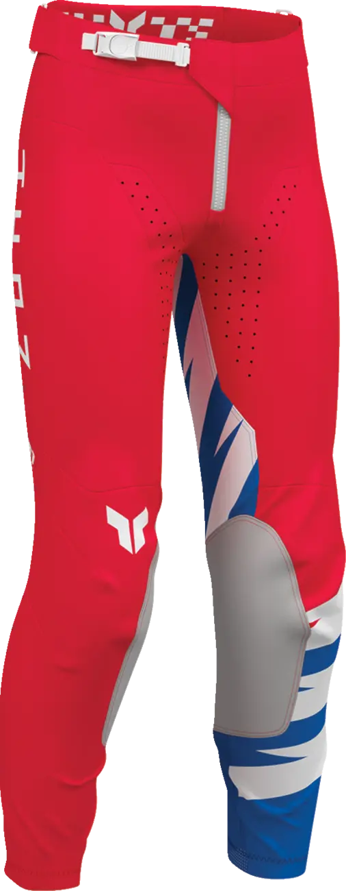 Thor Launchmode Shockie Youth Motocross Pants Red Blue