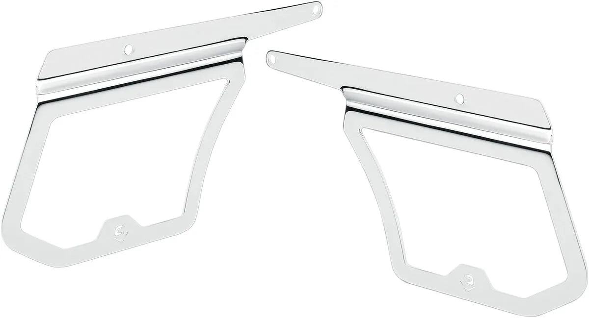 Cobra Saddlebag Supports - Chrome Steel