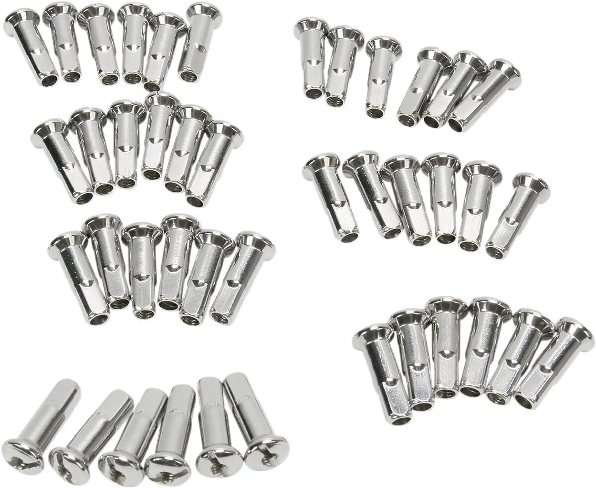 Drag Specialties Standard Stainless Steel Spoke Nipples 0.866"