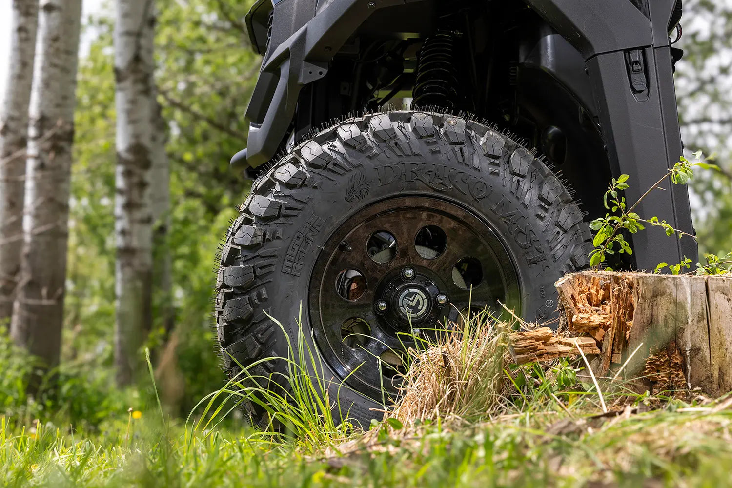 Moose Offroad 12" Black Gloss Atv Wheel