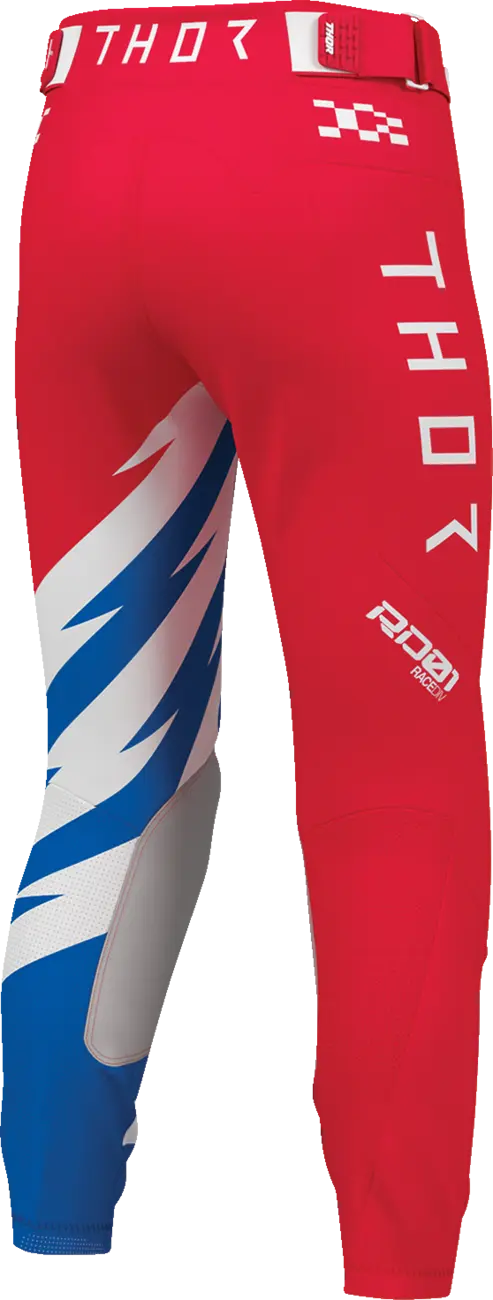 Thor Launchmode Shockie Youth Motocross Pants Red Blue