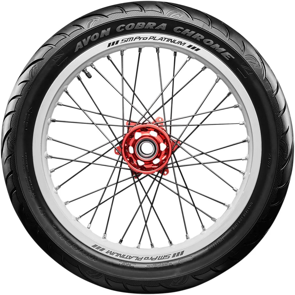 Avon Cobra Chrome AV91 Front Tire - 130/70 B18 69H - TL - Reinforced