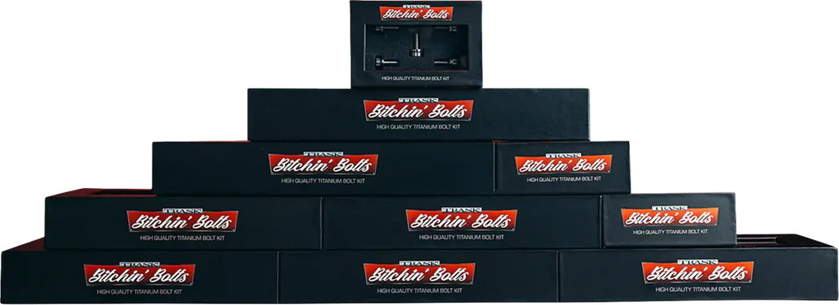 Trask Titanium M8 12-Point Driveline Bolts for Harley-Davidson