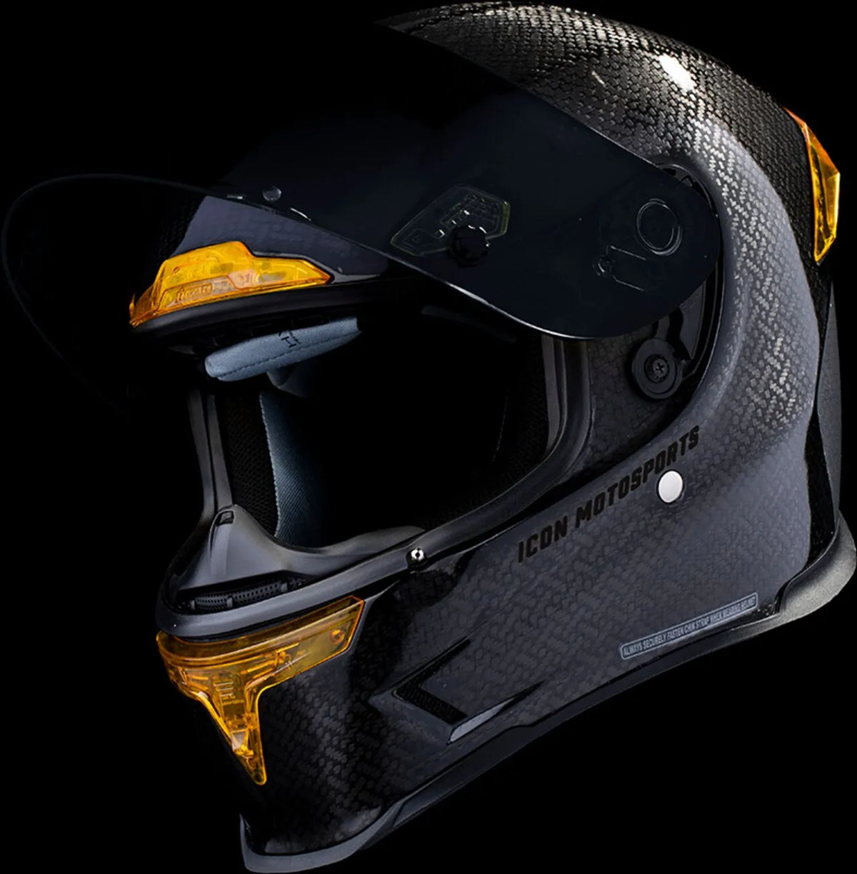 Icon Airframe Pro Carbon 4Tress Helmet Yellow