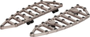 Arlen Ness Mx Billet Floorboards - Silver Anodized