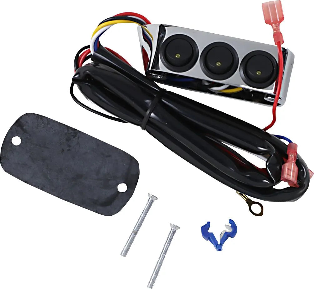 Show Chrome Led Switch Block Assembly