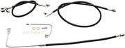 La Choppers Czarny Oplot Przewodu Hamulcowego Z Abs